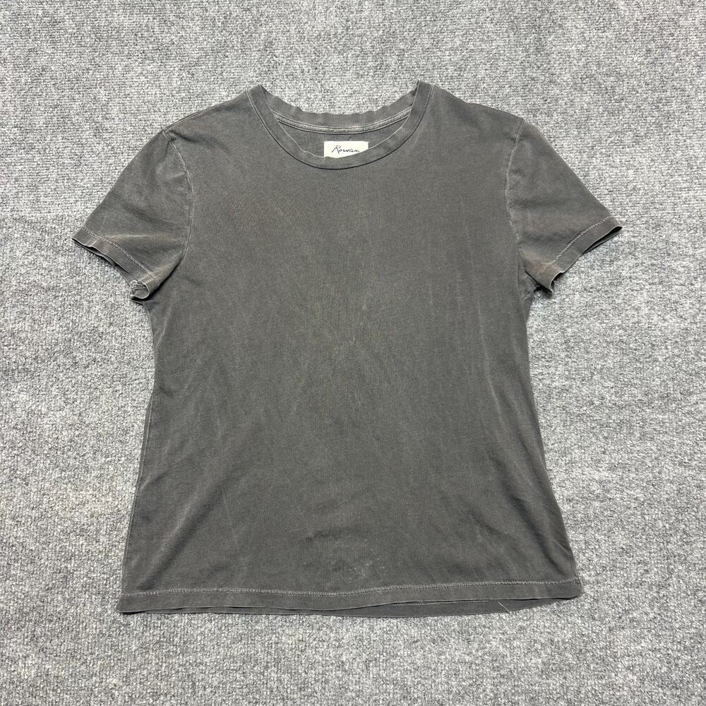 Rowan Gray Crew Neck Short Sleeve T-Shirt Womens Small